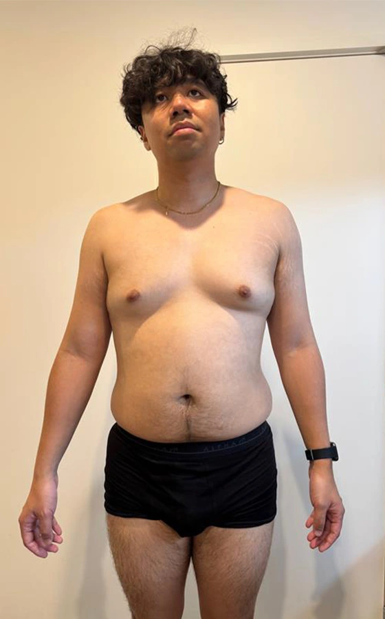 Nathan Dumadauw before coaching