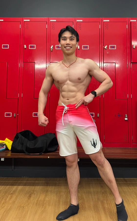 Sean Zhou after coaching